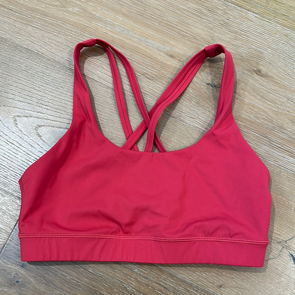 Women's Red Sports Bra